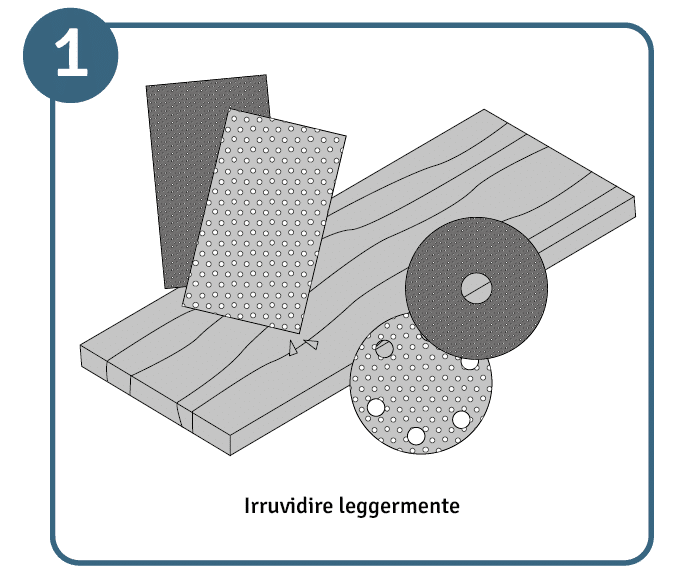 Trattare il legno step 1